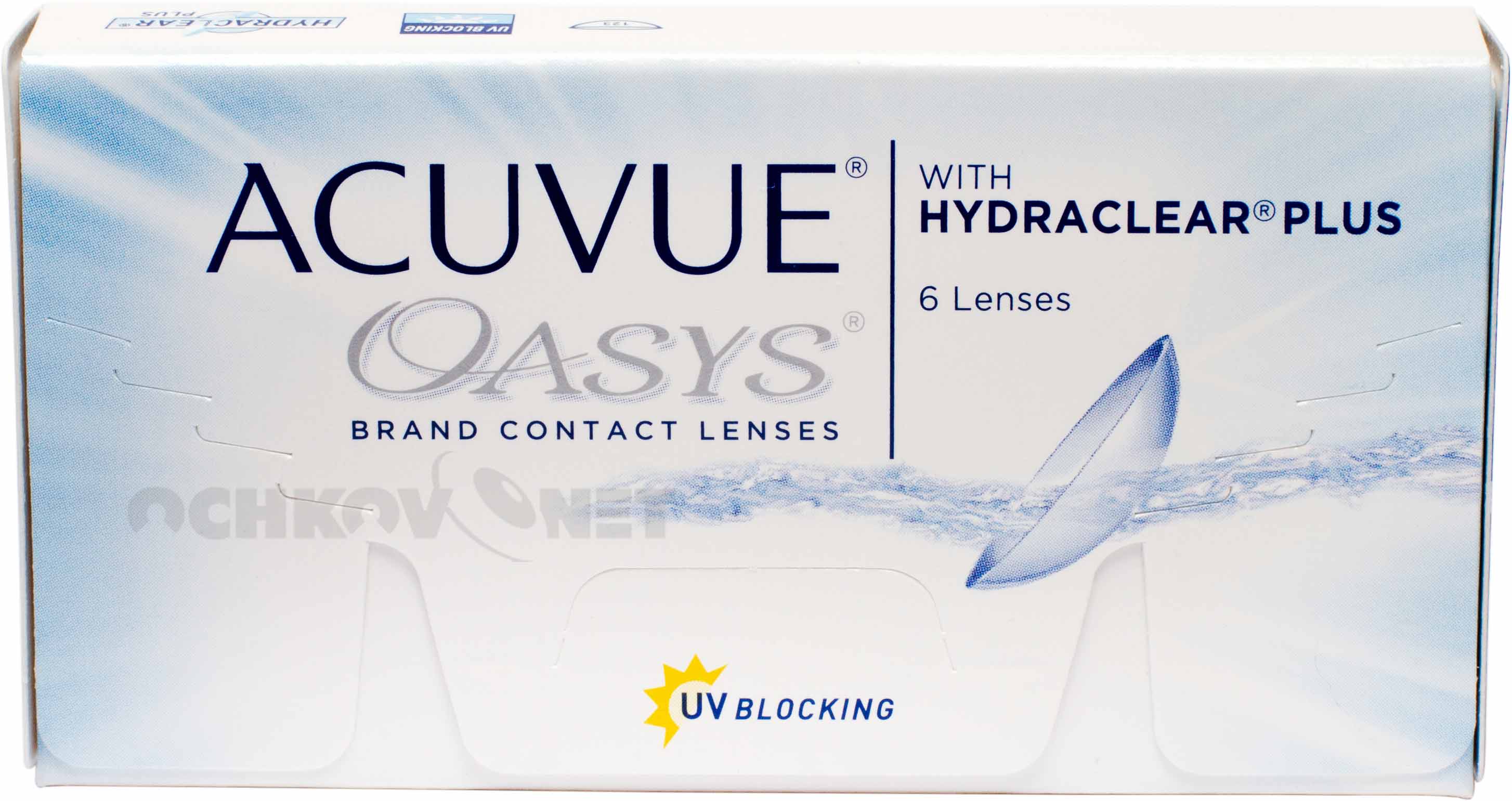 Контактные линзы Acuvue Oasys with Hydraclear Plus 6 линз контактные линзы acuvue oasys 1 day with hydraluxe technology 90 линз