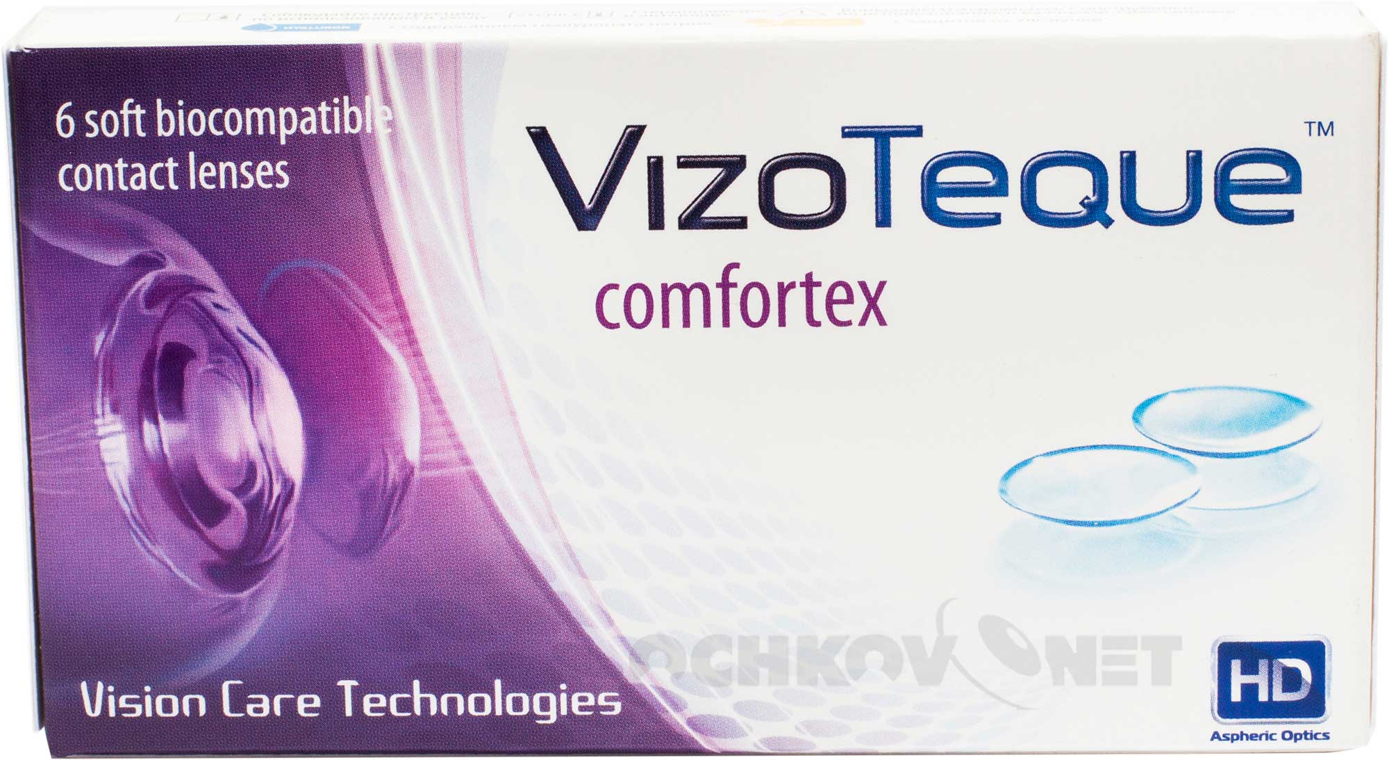 Контактные линзы VizoTeque Comfortex 6 линз  - купить со скидкой