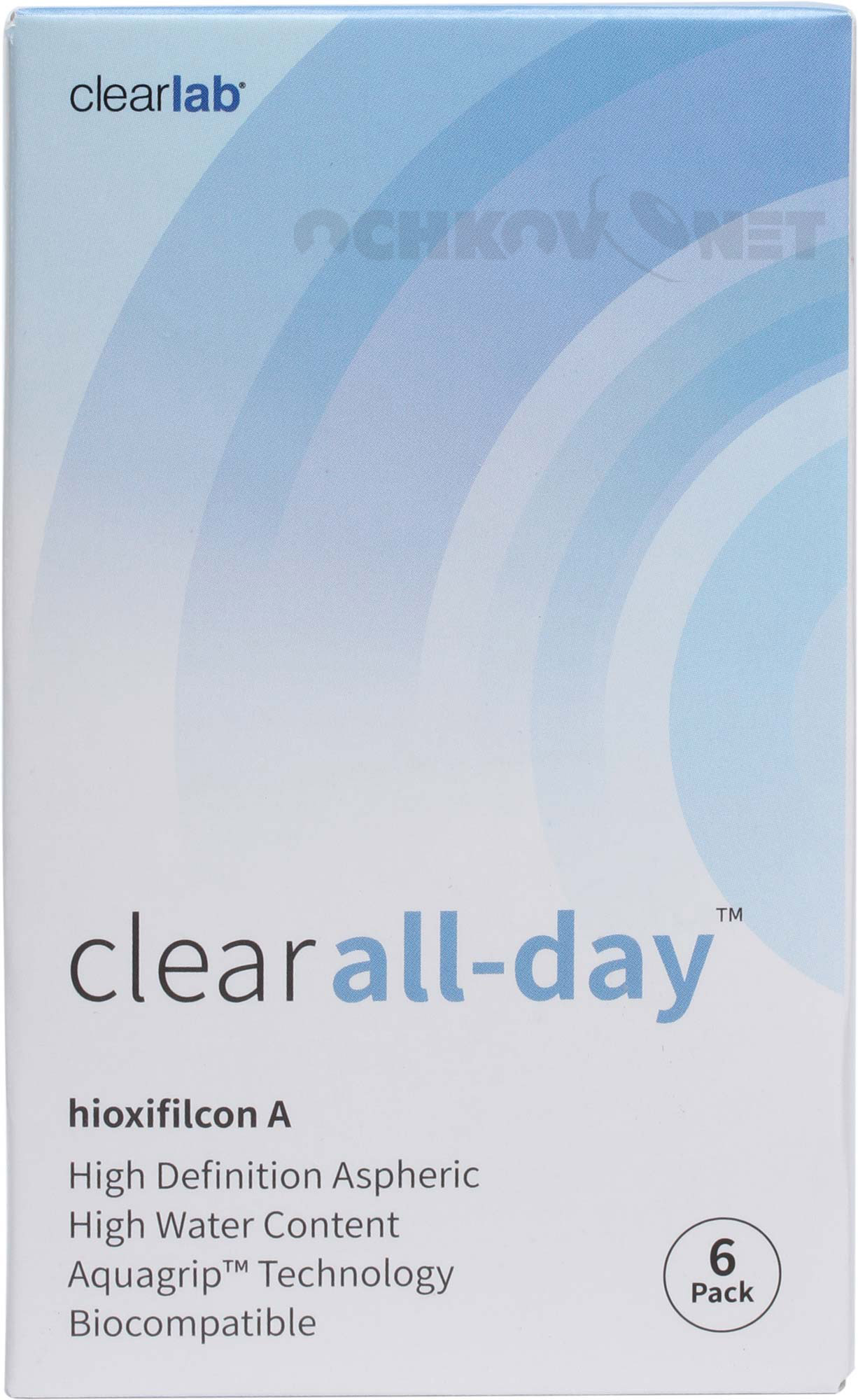 Купить Контактные линзы Clear All day 6 линз (упаковка), Clearlab