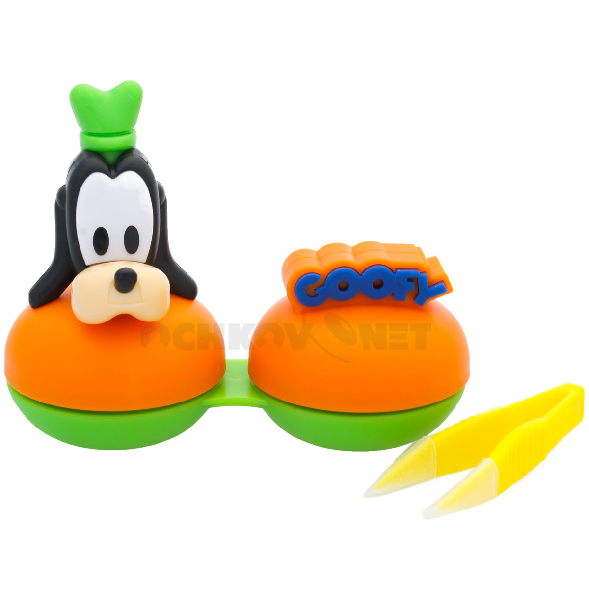 

DISNEY - контейнер для линз (Гуфи) + пинцет