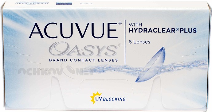 Acuvue Oasys with Hydraclear Plus 6 линз (поврежденная упаковка)