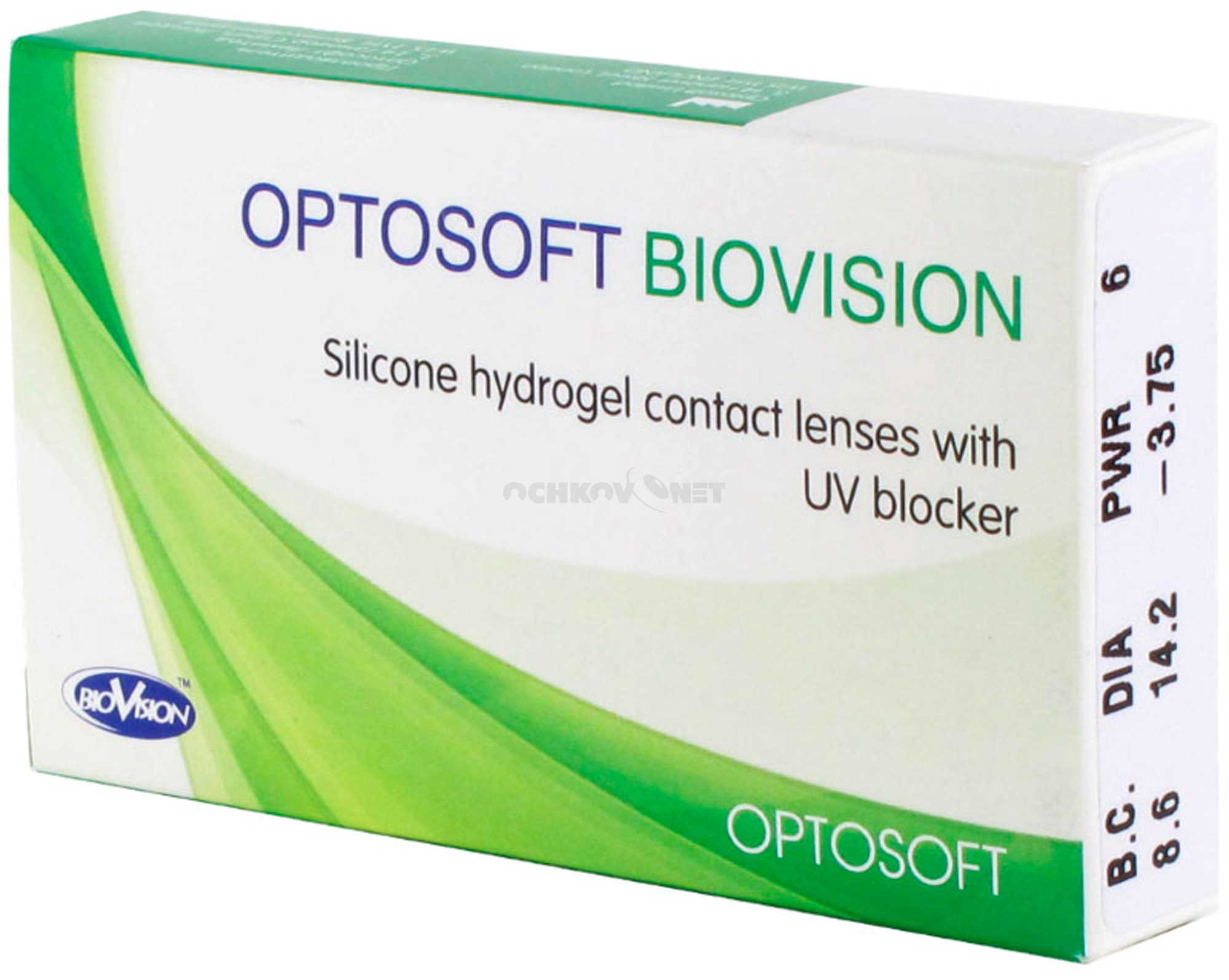 Контактные линзы Optosoft Biovision 6 линз