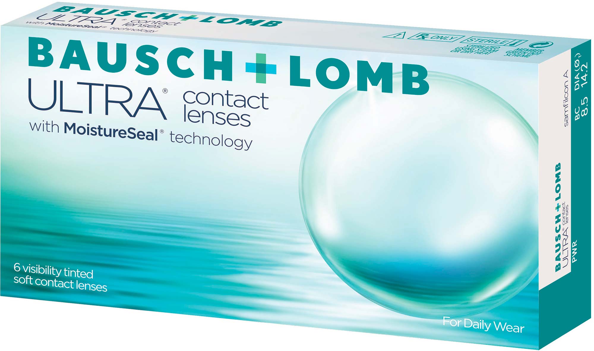 Контактные линзы Ultra 3 линзы (поврежденная упаковка) Bausch + Lomb - фото 1