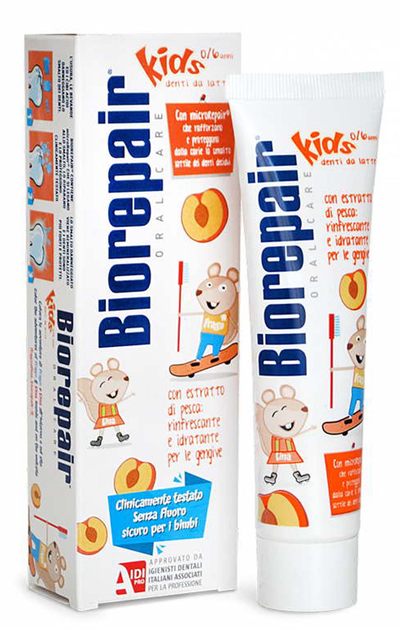 

Зубная паста Biorepair Kids со вкусом персика 50 мл