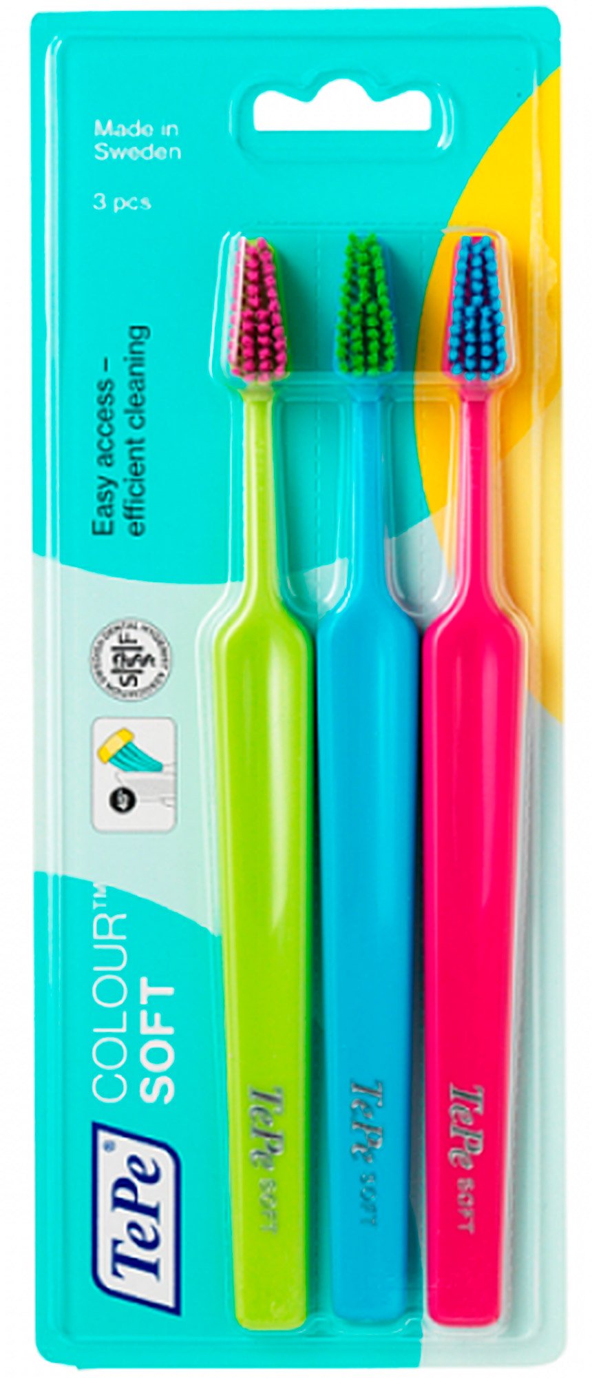 

Зубная щетка TePe Color Soft 3 шт