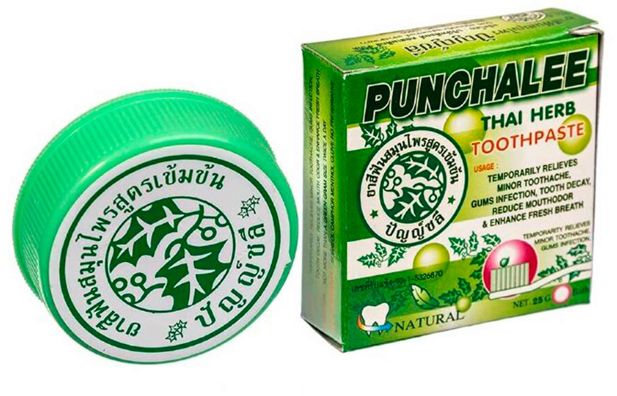 

Негелевая зубная паста Punchalee 35 гр