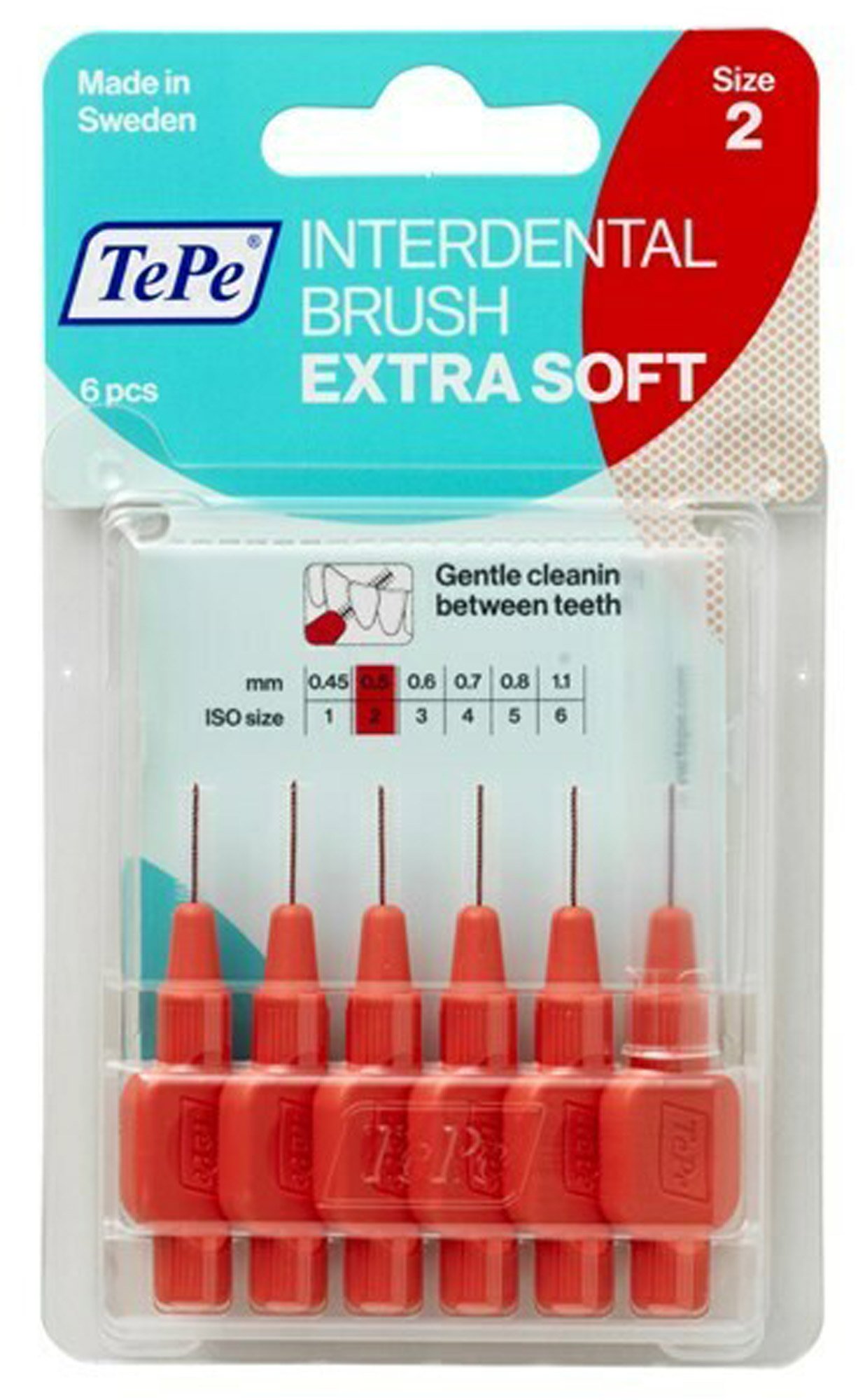 

Межзубные ершики TePe X-Soft Красный 6 шт