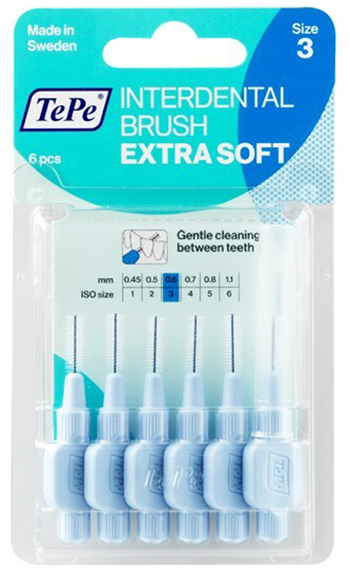 

Межзубные ёршики TePe X-Soft Синий 6 шт