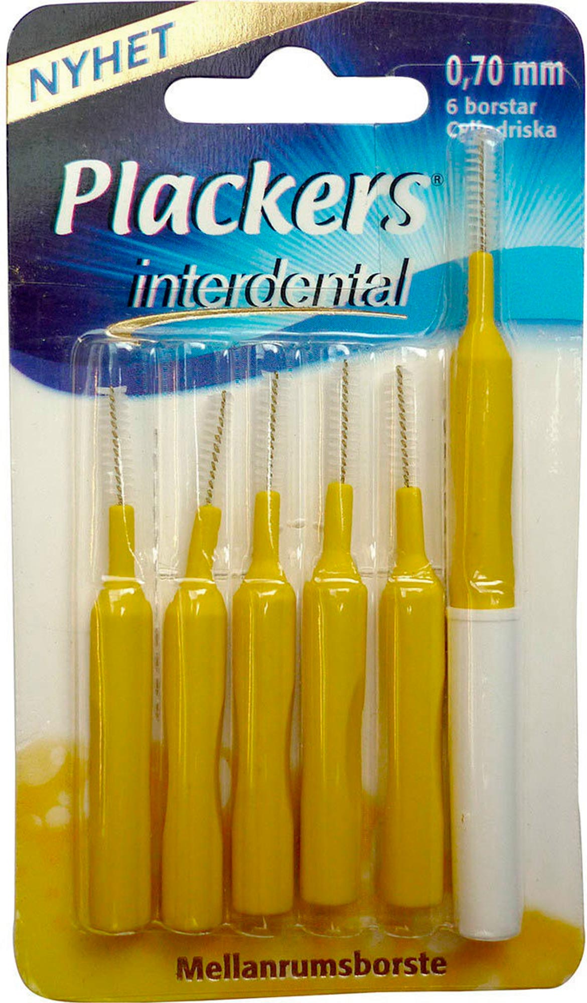 Межзубные ёршики Plackers Interdental 0,7 мм Plackers Scandinavia AB - фото 1