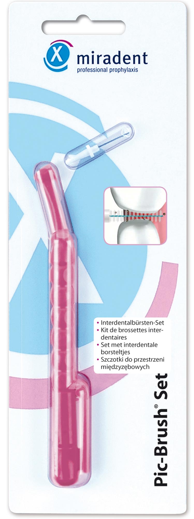 

Межзубные ёршики PIC-BRUSH SET PINK