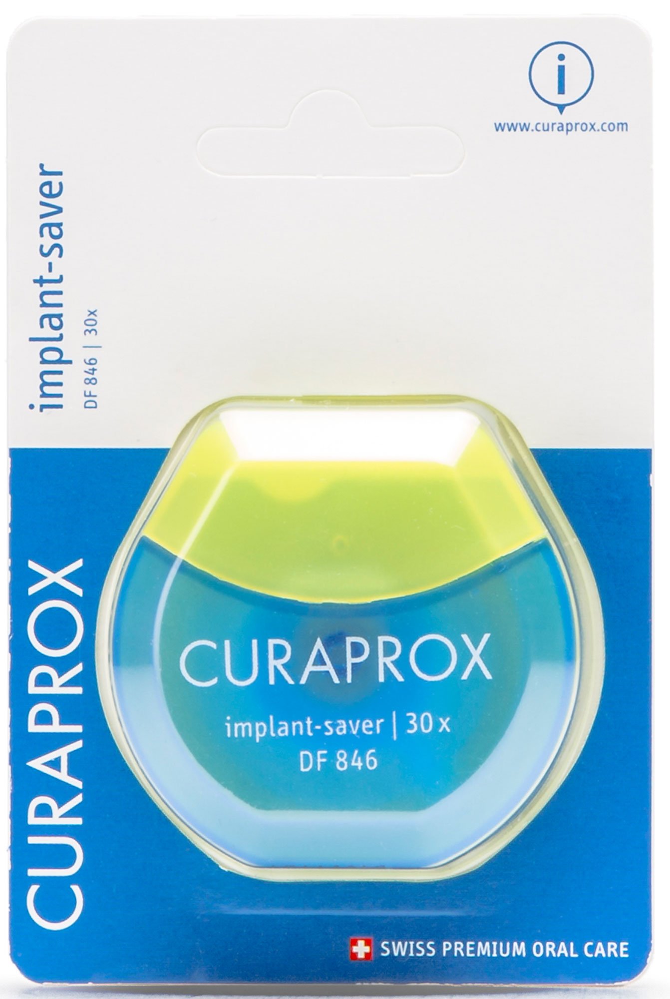 Межзубная нить implant-saver Curaprox DF846 Curaden International - фото 1