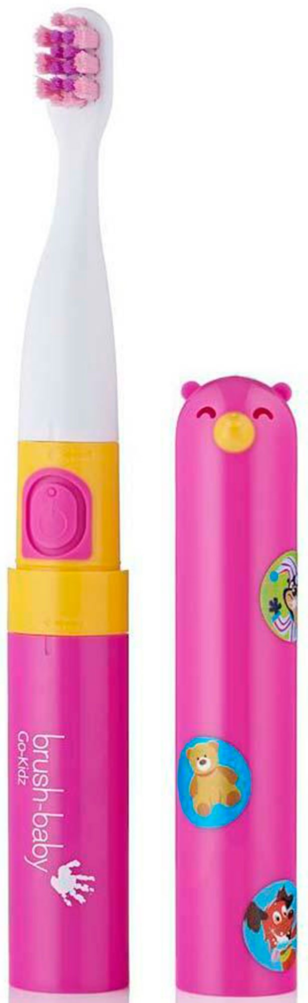 

Зубная щетка электрическая Brush Baby Go-Kidz Розовая