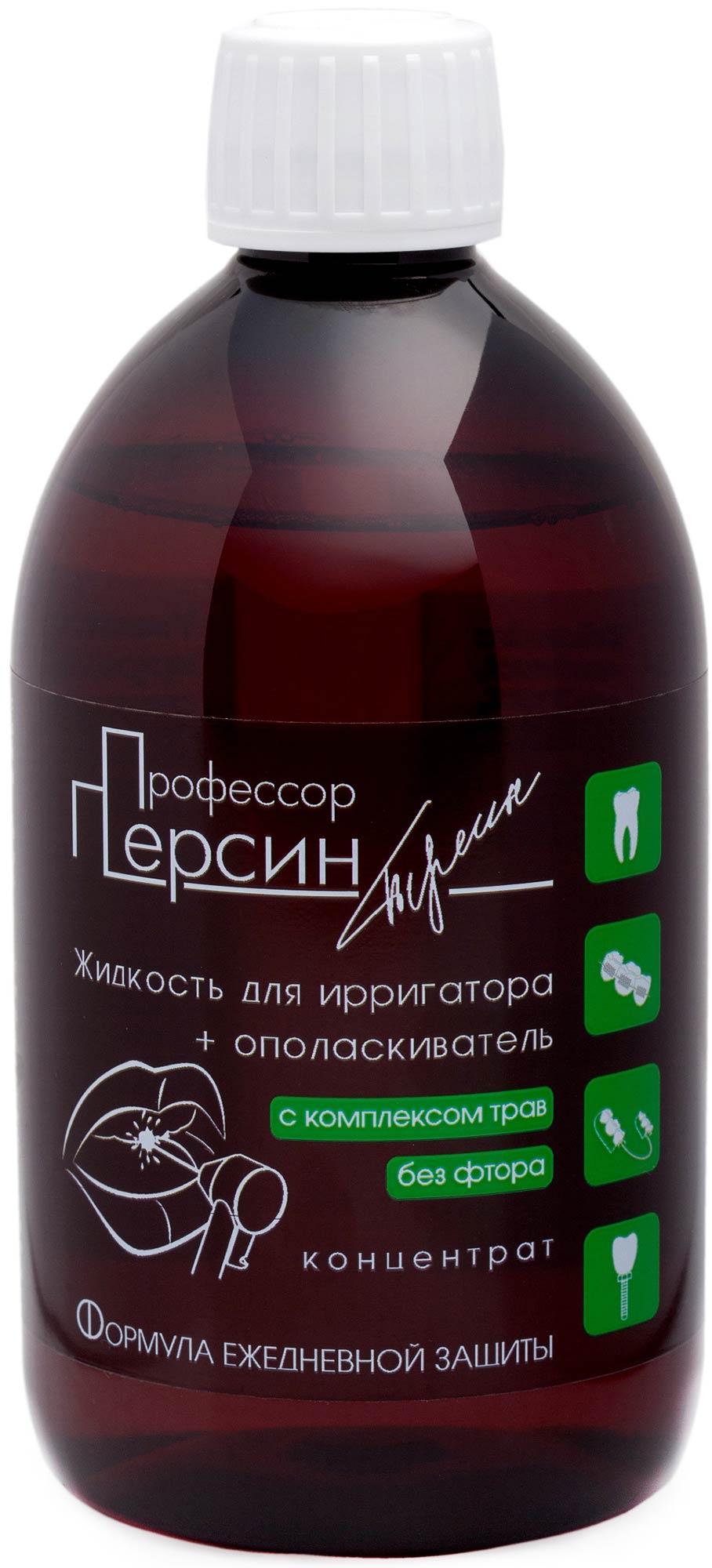 

Жидкость для ирригатора Профессор Персин с комплеском трав, без фтора