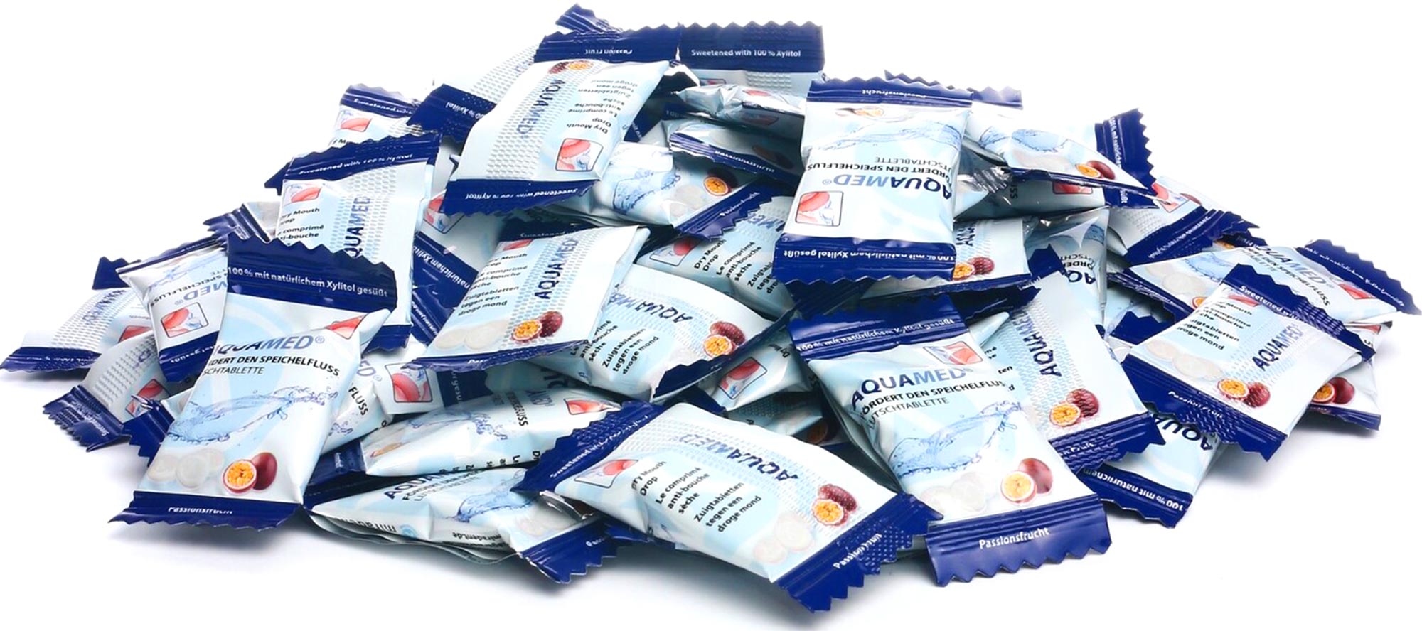 

Леденцы Miradent Aquamed со вкусом маракуйи 100 шт